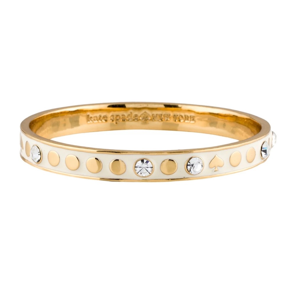 Kate Spade Gold and White Bracelet